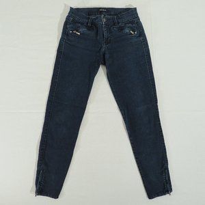 White House Black Market Women's 2R (Actual 28.5x30) Skinny Leg Jeans Dark Wash